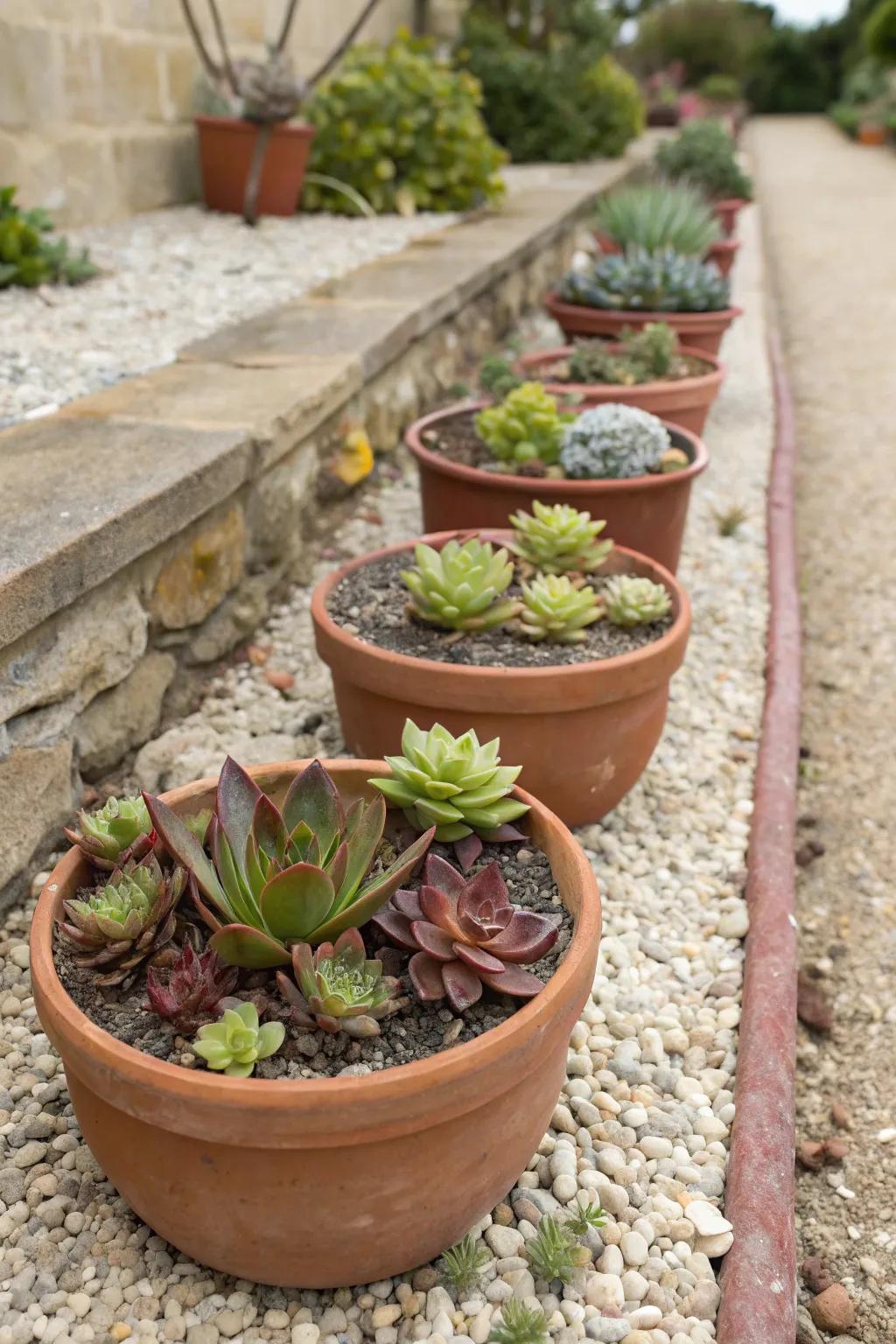 Clay accents bring charm and warmth to a desert-themed space.