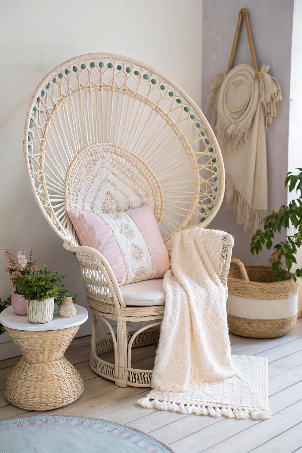 Transform secondhand discoveries into striking pieces using a hint of paint and ingenuity. #GrandChairAllure #DIYBabyShower