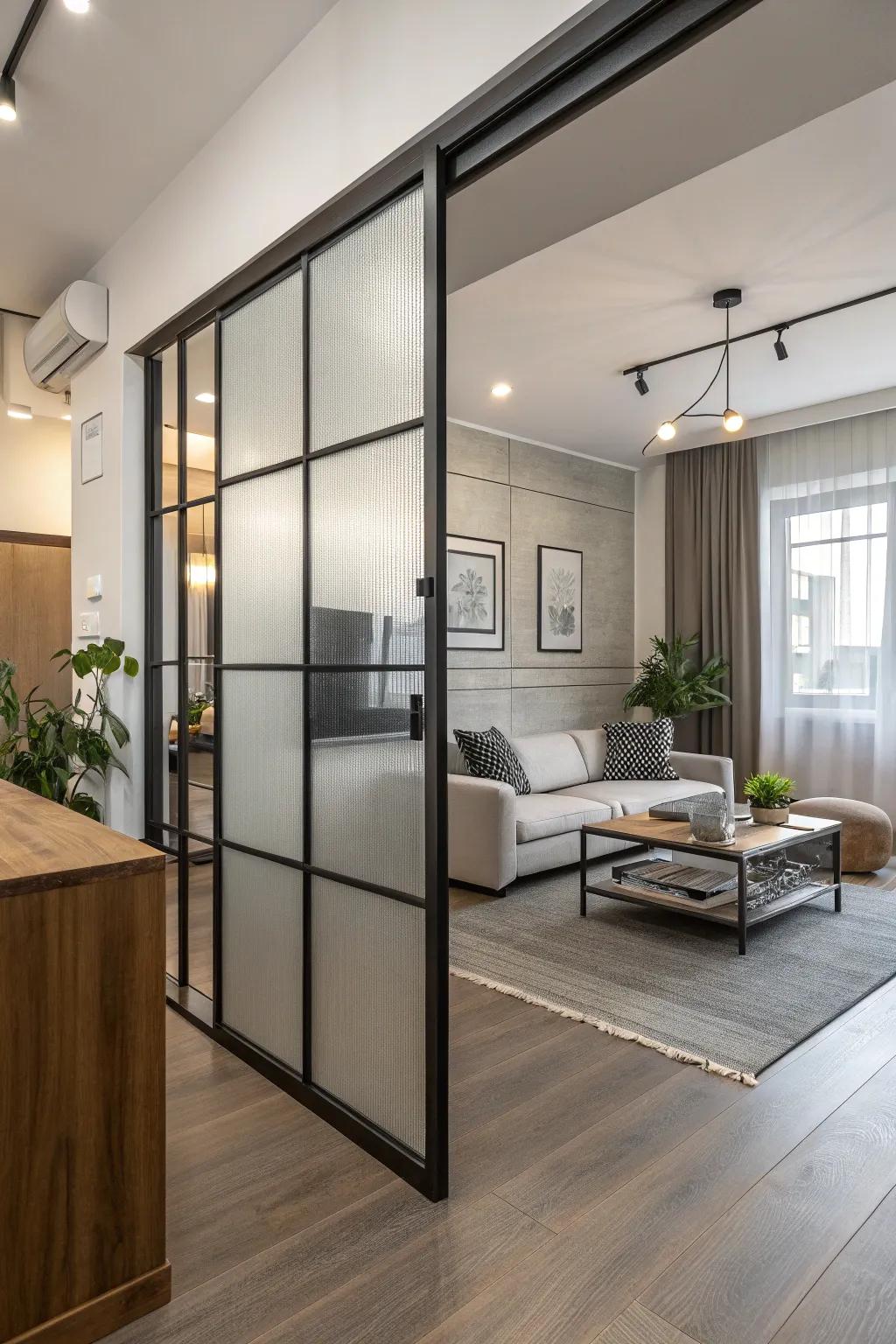 Room dividers add adaptability to open floor plans.