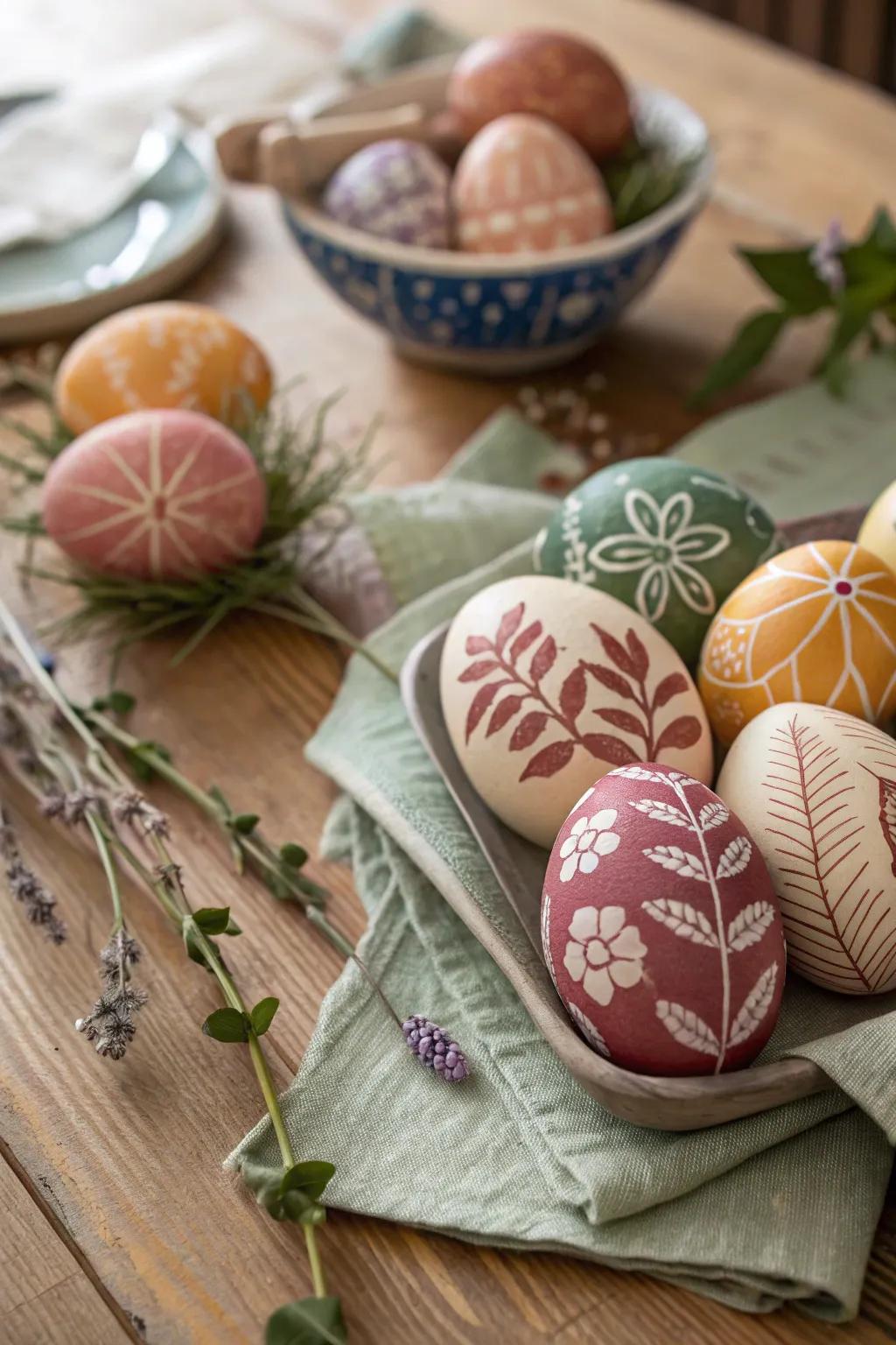 Get inventive with innovative egg decoration this Easter.