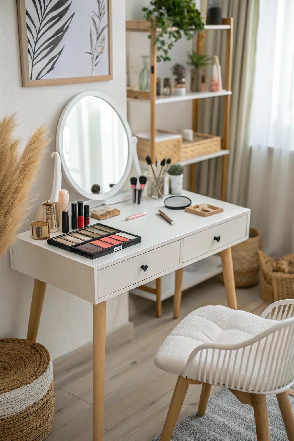 Simple lines guarantee elegance and functionality in your layout.