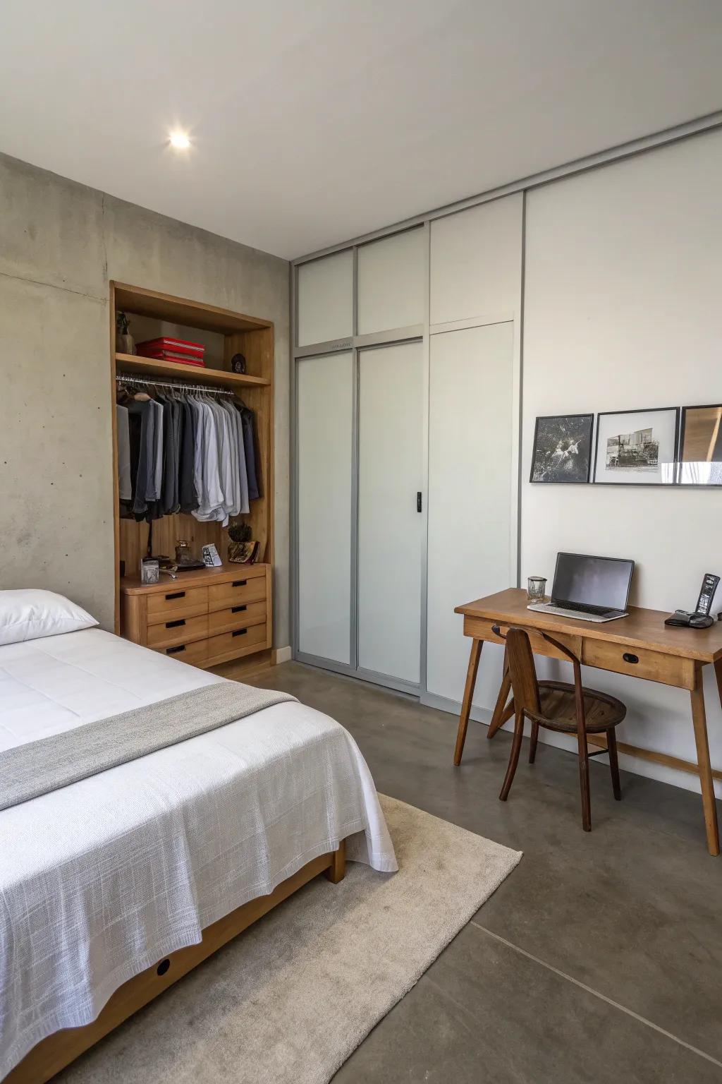 A tidy bedroom enhances the movement of good energy.