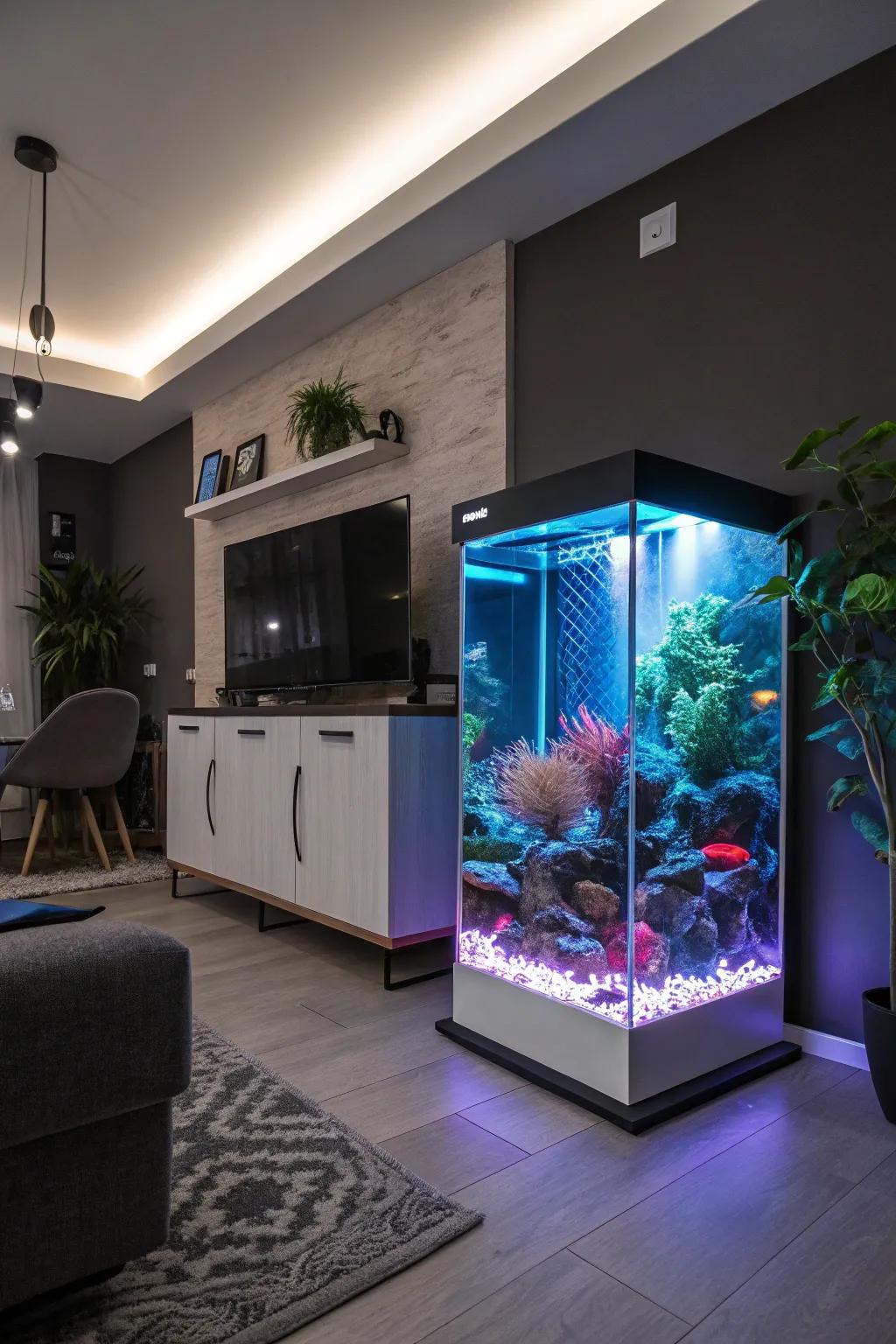 Add a futuristic element through LED radiance effects.