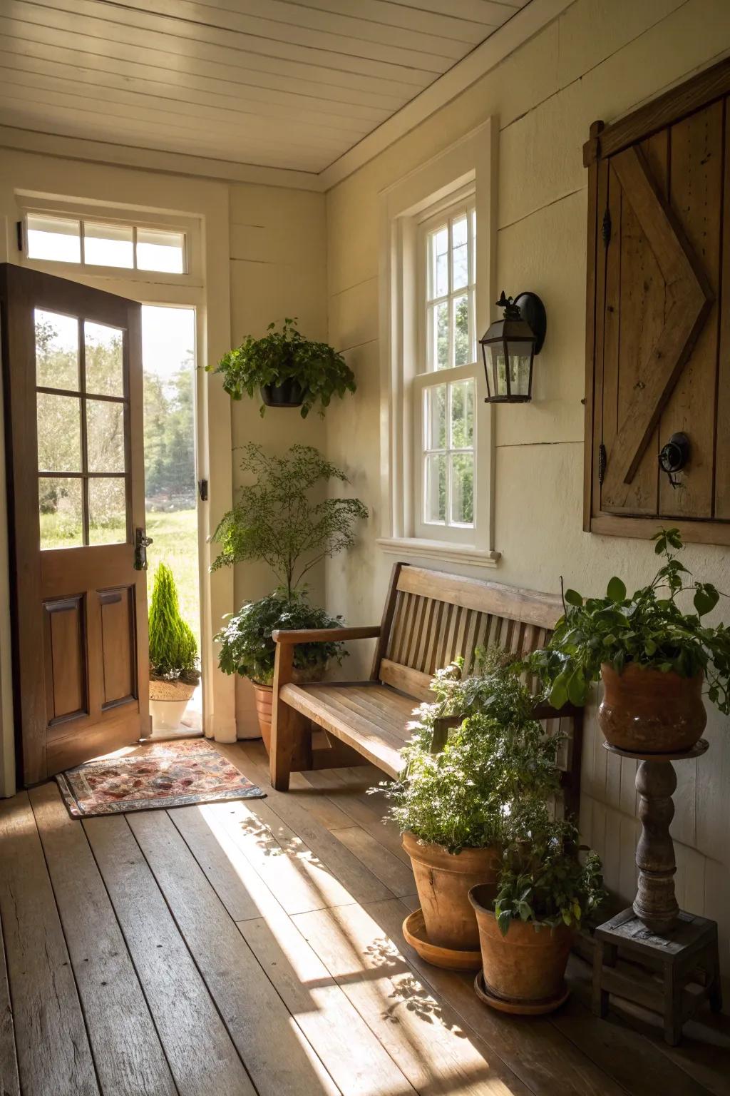 Vegetation contributes a lively impression.