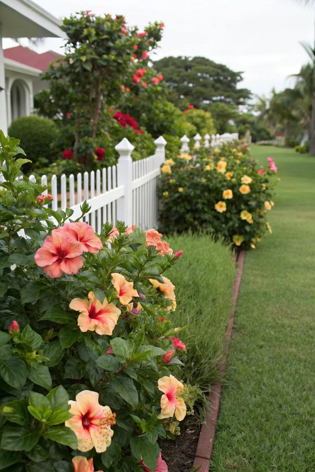 Decorative plants offer bright color with ease.