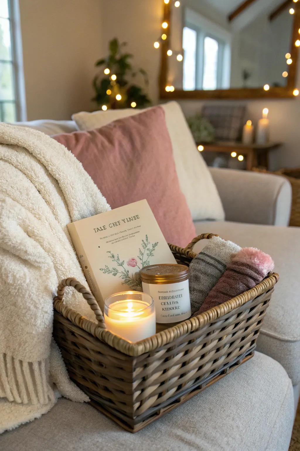 Relaxing comforts designed for a quiet night at home.