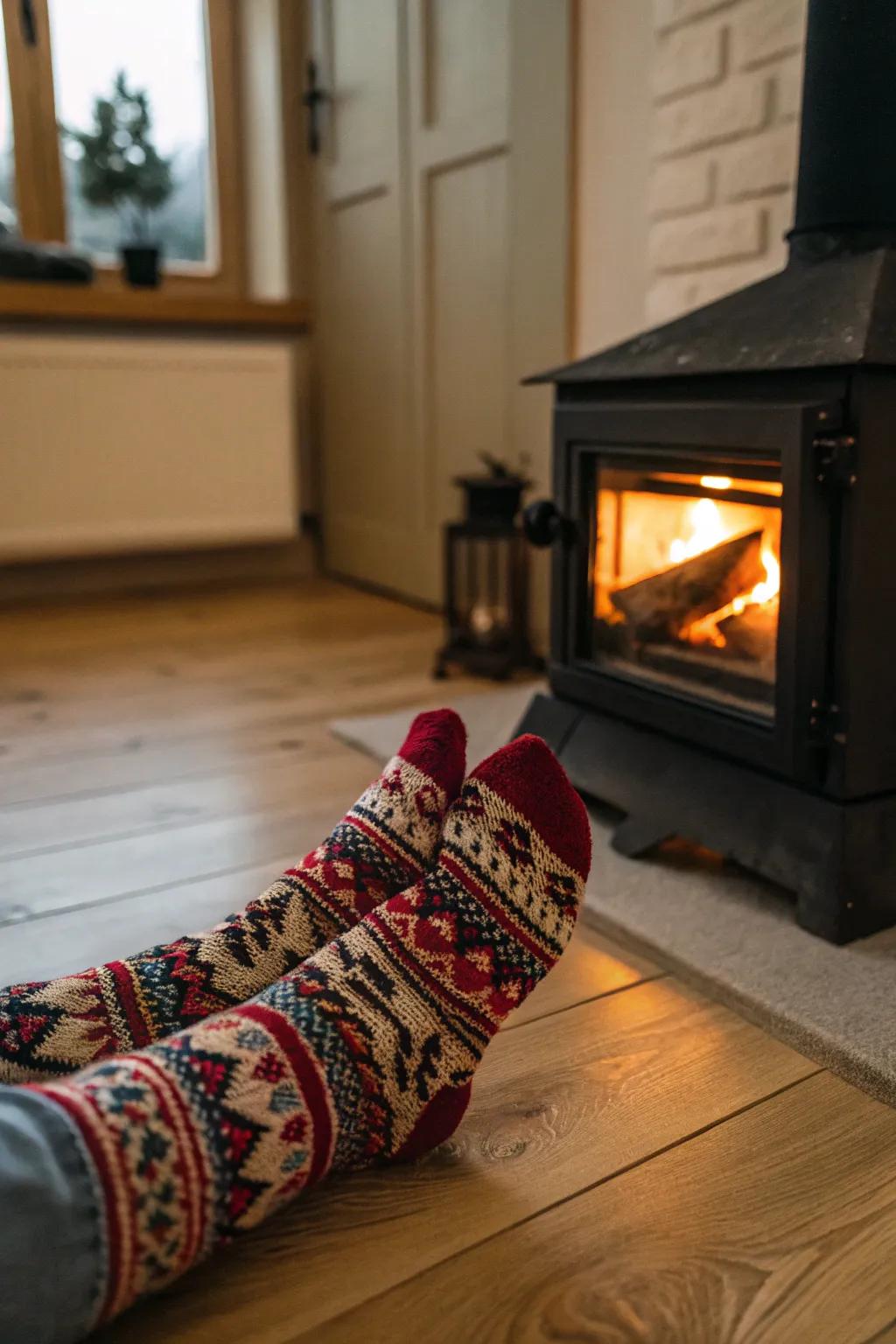 Toasty and comforting warmers ideal for unwinding at home.