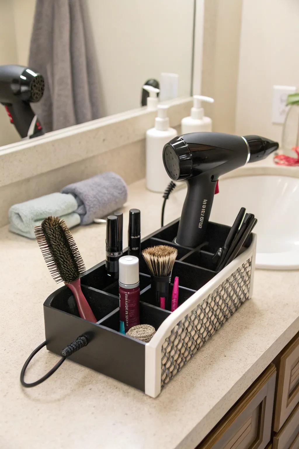 Small counter units designed for structured and obtainable styling instruments.