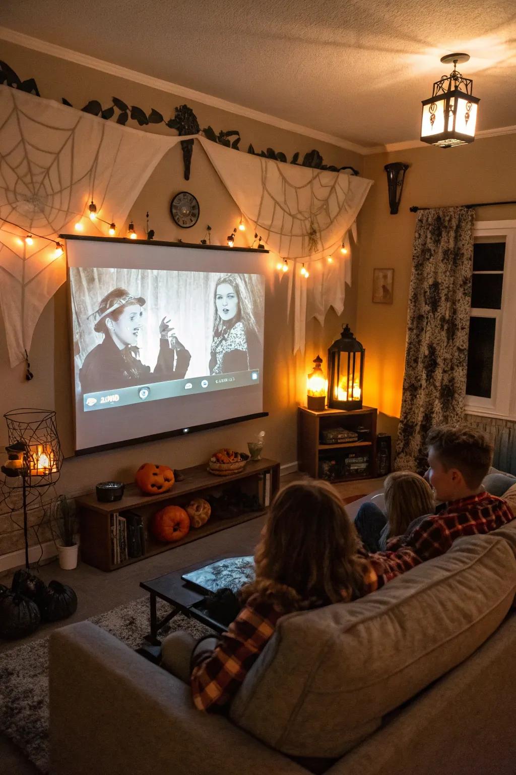 Unwind with a classic creature feature film night.