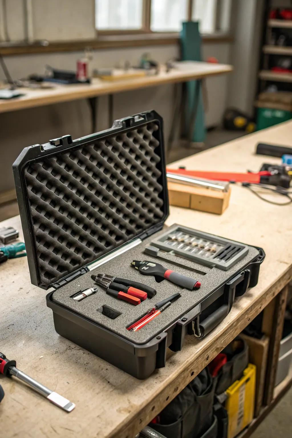 Tailored parts ensure a perfect fit for all tools.