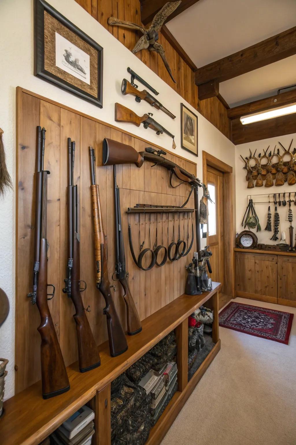Well-organized displays ensure your equipment is ready for the subsequent adventure.