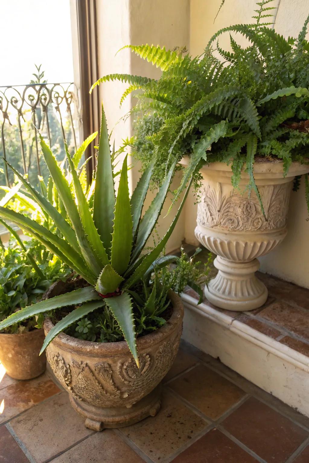 Take advantage of the sunlight's strength to sustain your interior plants.