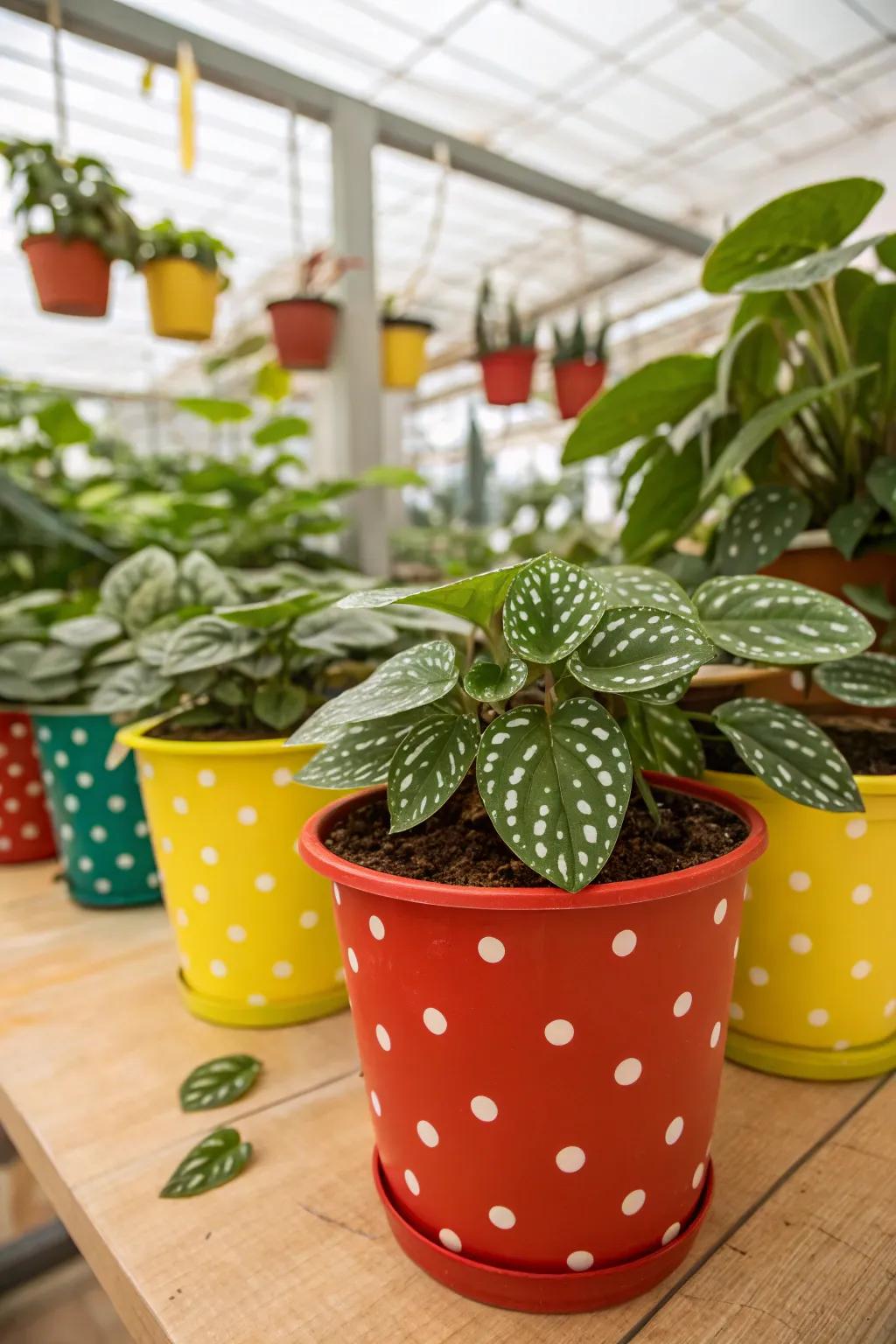 Illuminate your area using the vibrant dappled foliage.