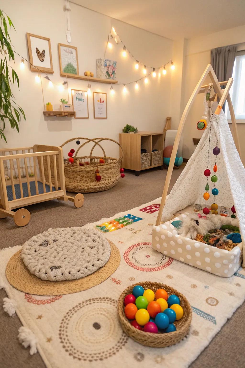 Sensory zones promote learning and discovery.