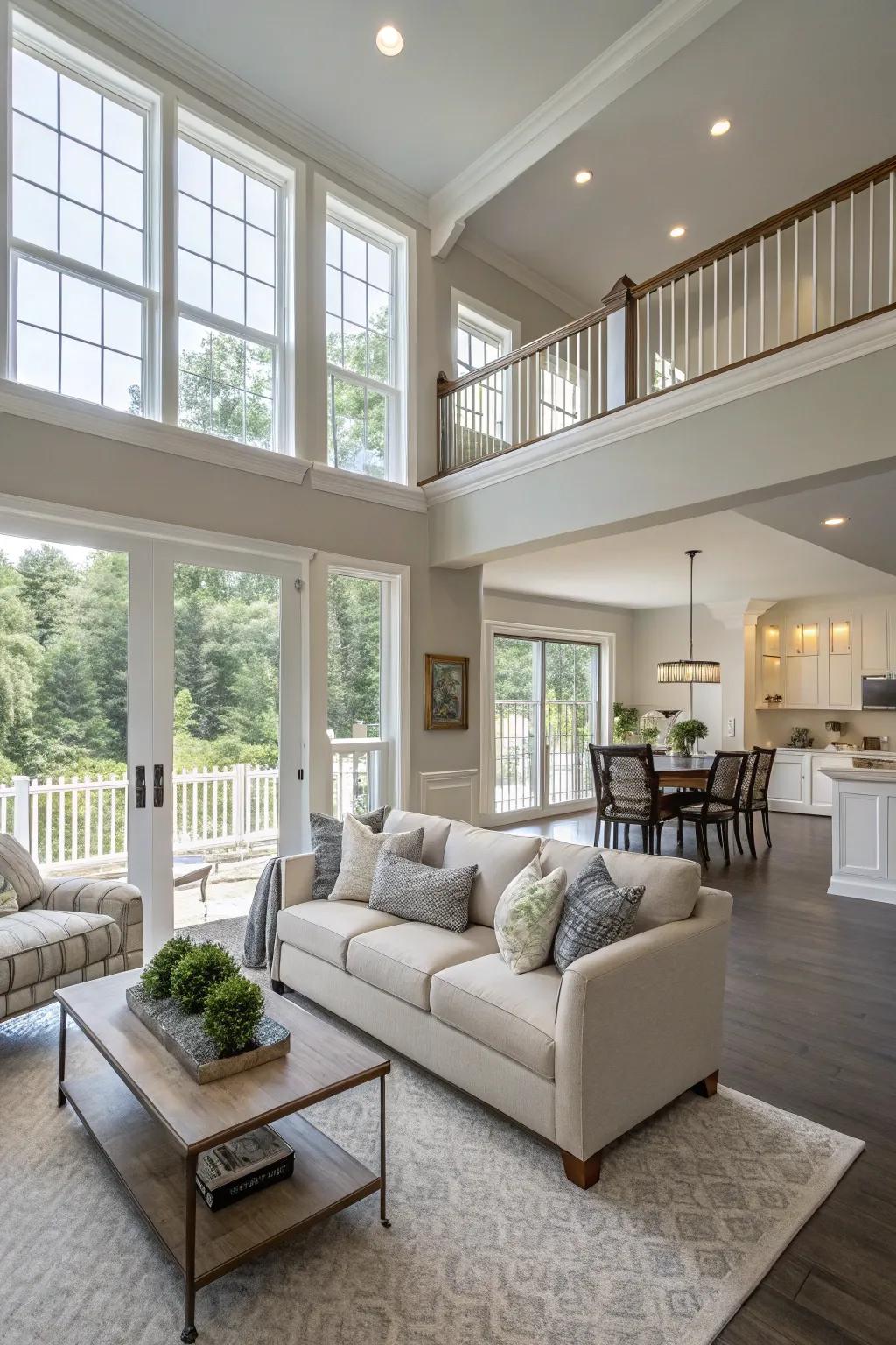 Achieve a cohesive appearance throughout your house using a neutral color scheme.