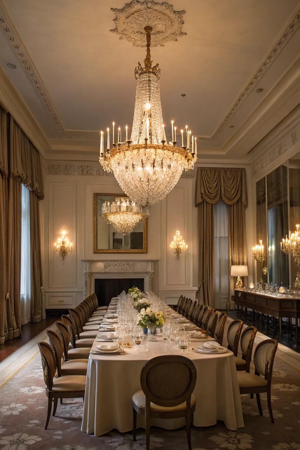 Artistic illumination can transform the atmosphere of a room.