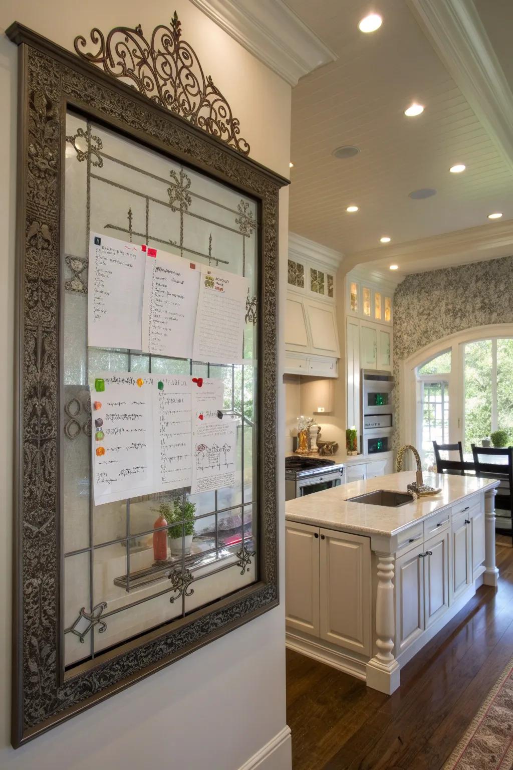 A vitreous and frame combination offers a hint of refinement.