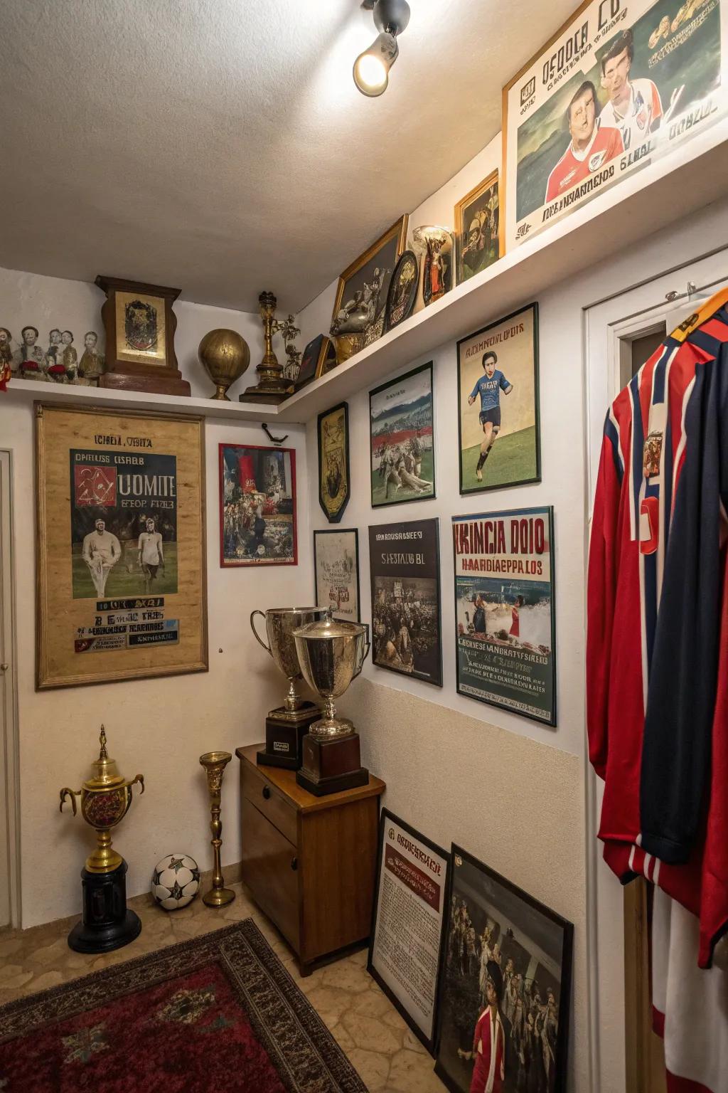 Themed ornamentation imparts a distinctive individual element to your man cave.