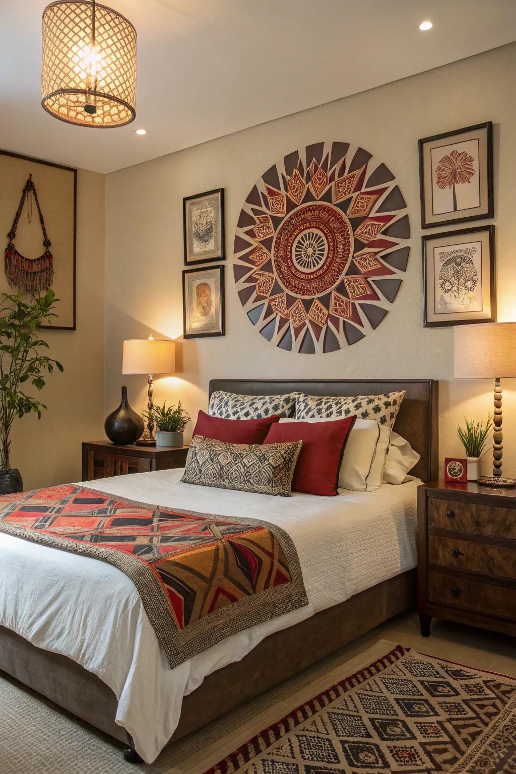 Art and decor add personality and interest to your bedroom.