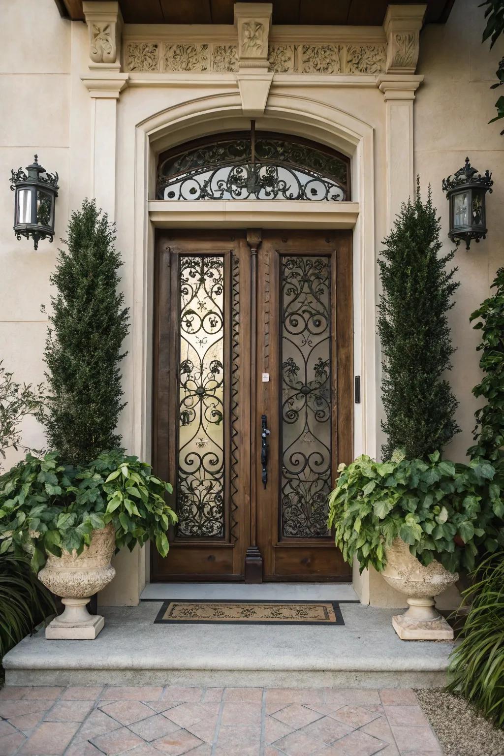 Symmetrical layouts provide a feeling of balance and structure.