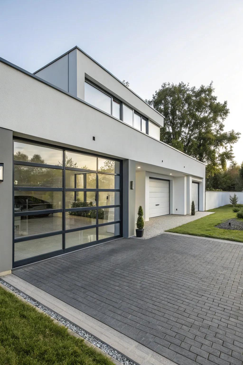 Adopt contemporary design cues for a modern garage.