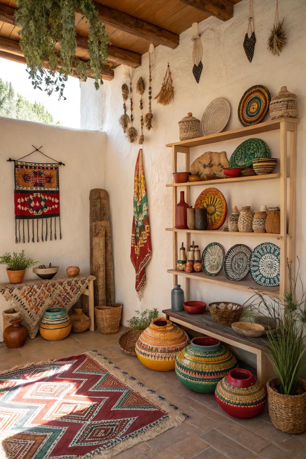 Cultural pieces add layers of character to your appearance.