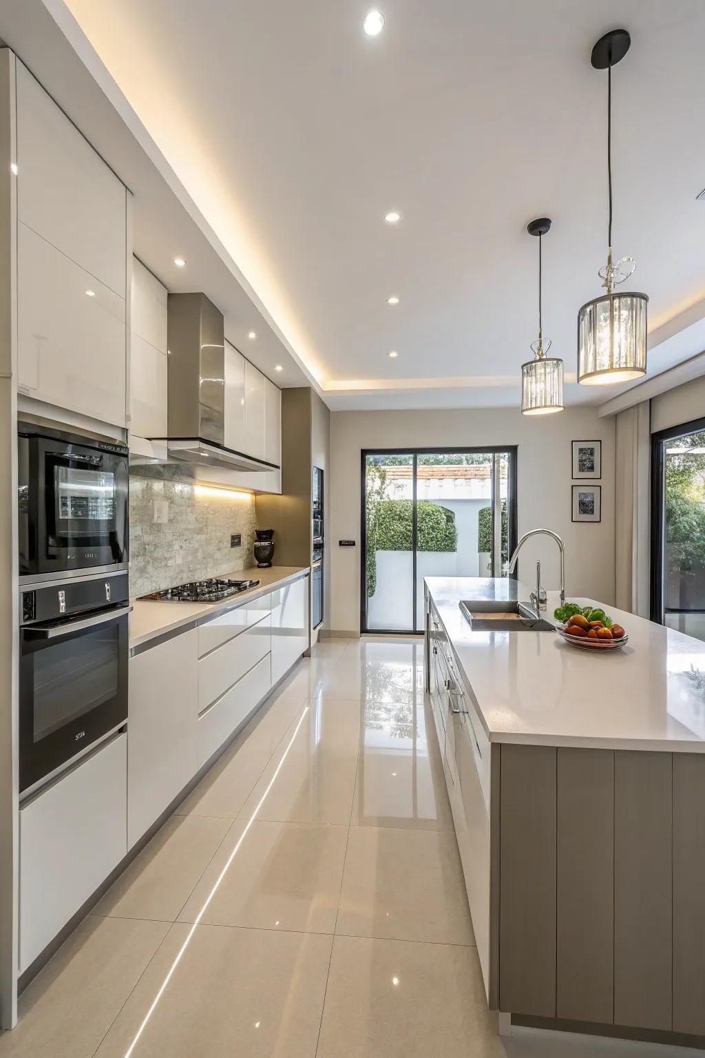 Combine style and resilience with quartz worktops.