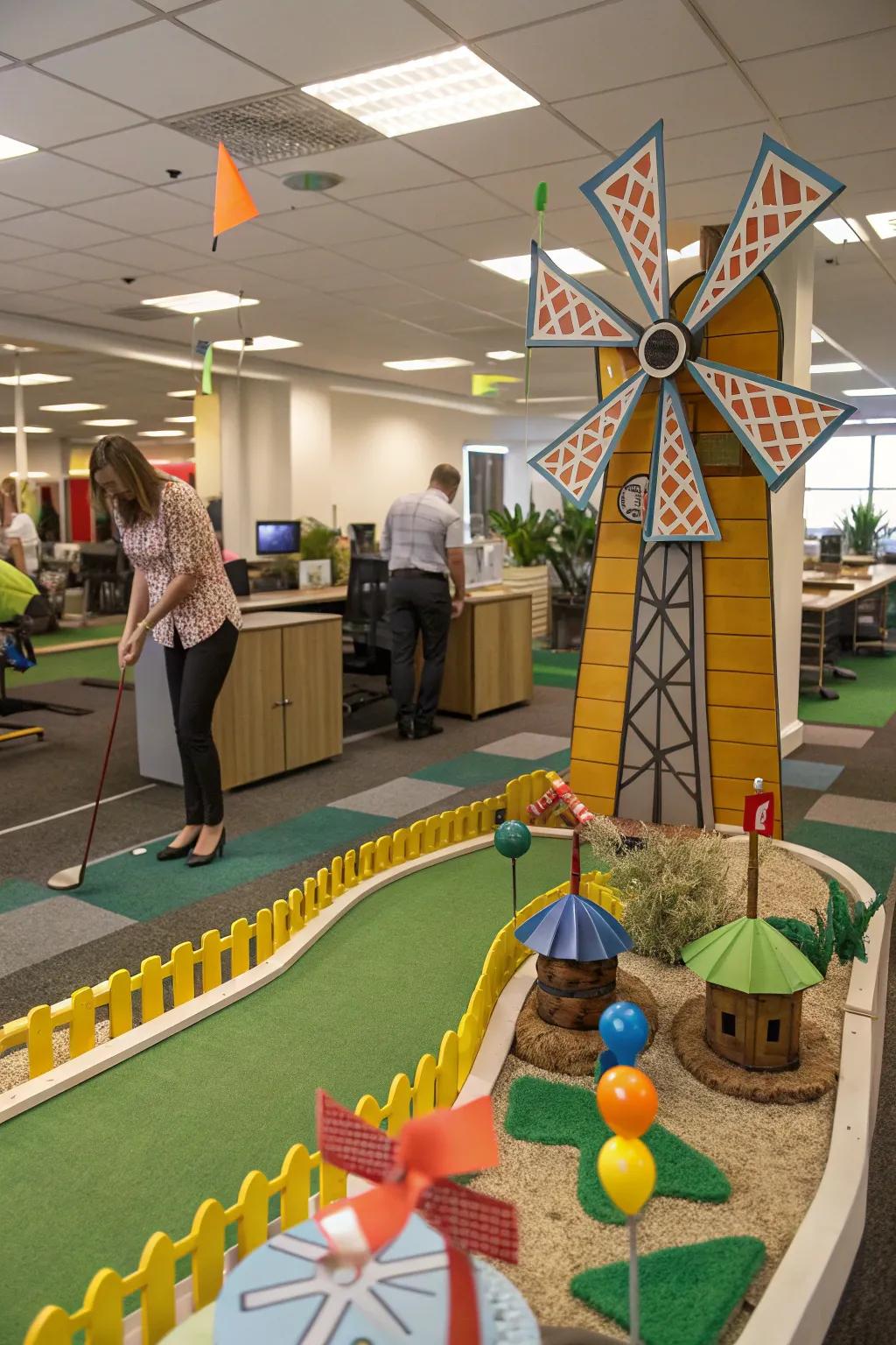 Bring themes to reality through imaginative course designs.