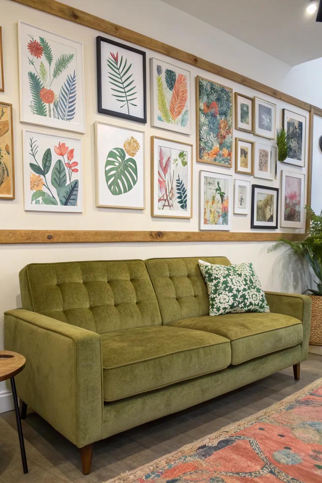 Artwork contributes a tailored impression to your living space.