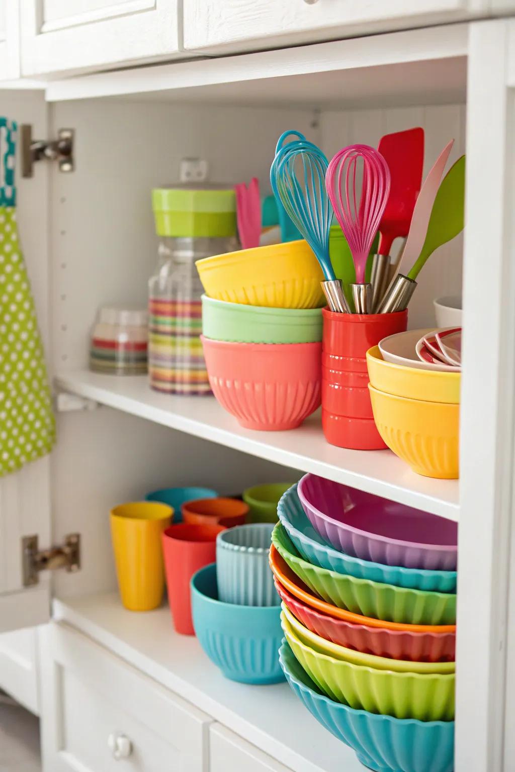 Aesthetic displays add beauty and functionality to your cooking area.