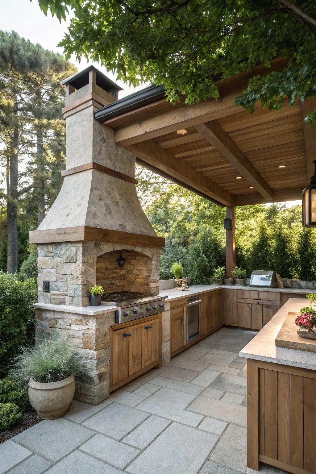 Nature-inspired ventilation seamlessly blends with the setting.