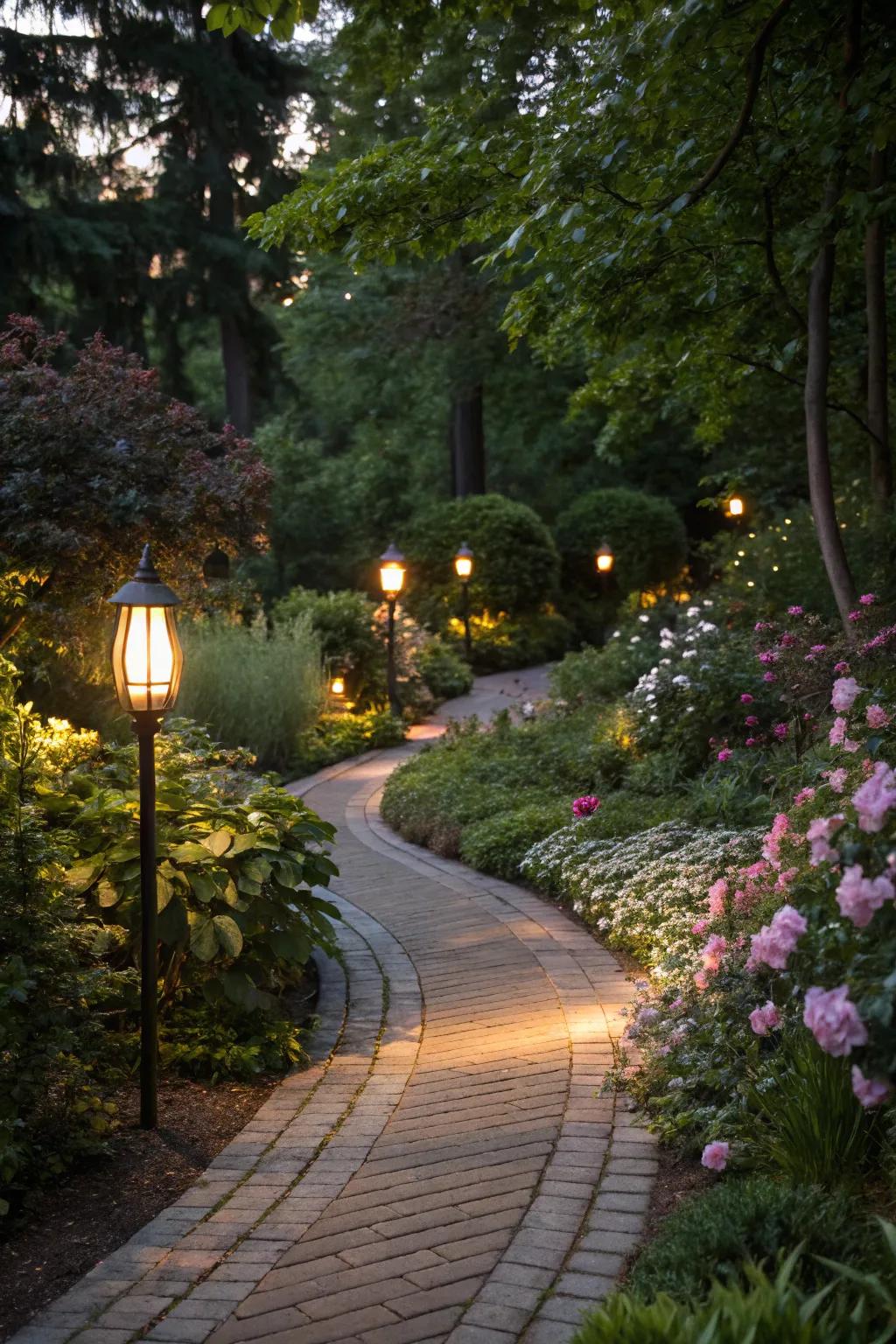 Brighten your path with energy-efficient solar lights.