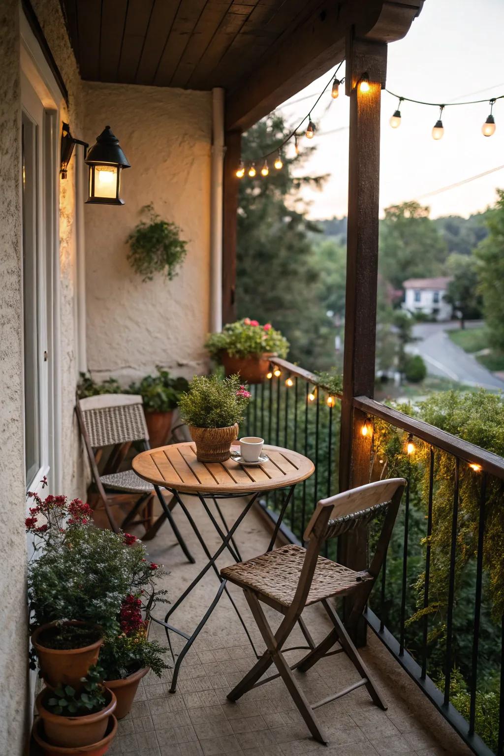 A private nook ideal for relaxed conversations or quiet reading.