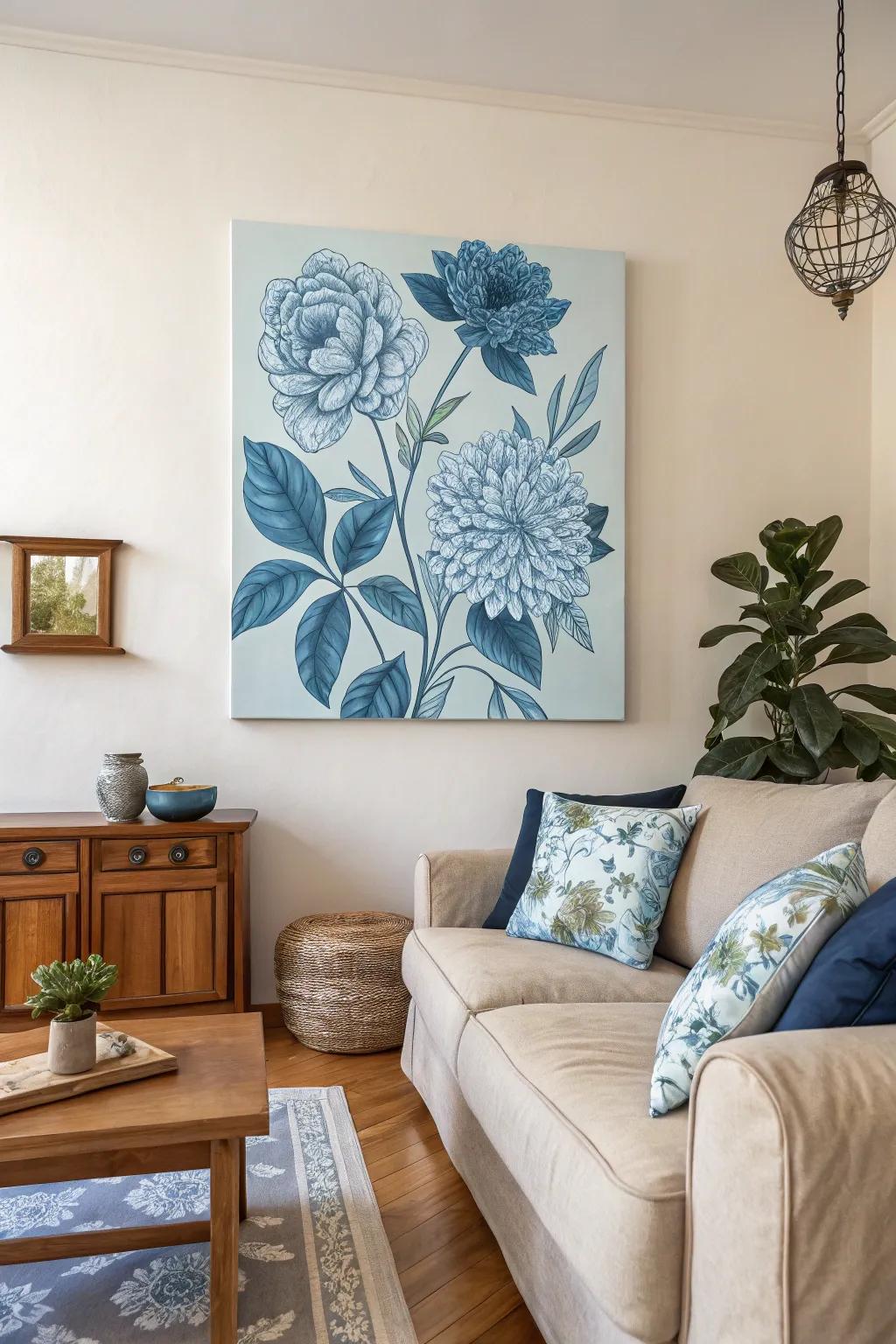 Striking flowers offer a striking yet harmonious aesthetic.