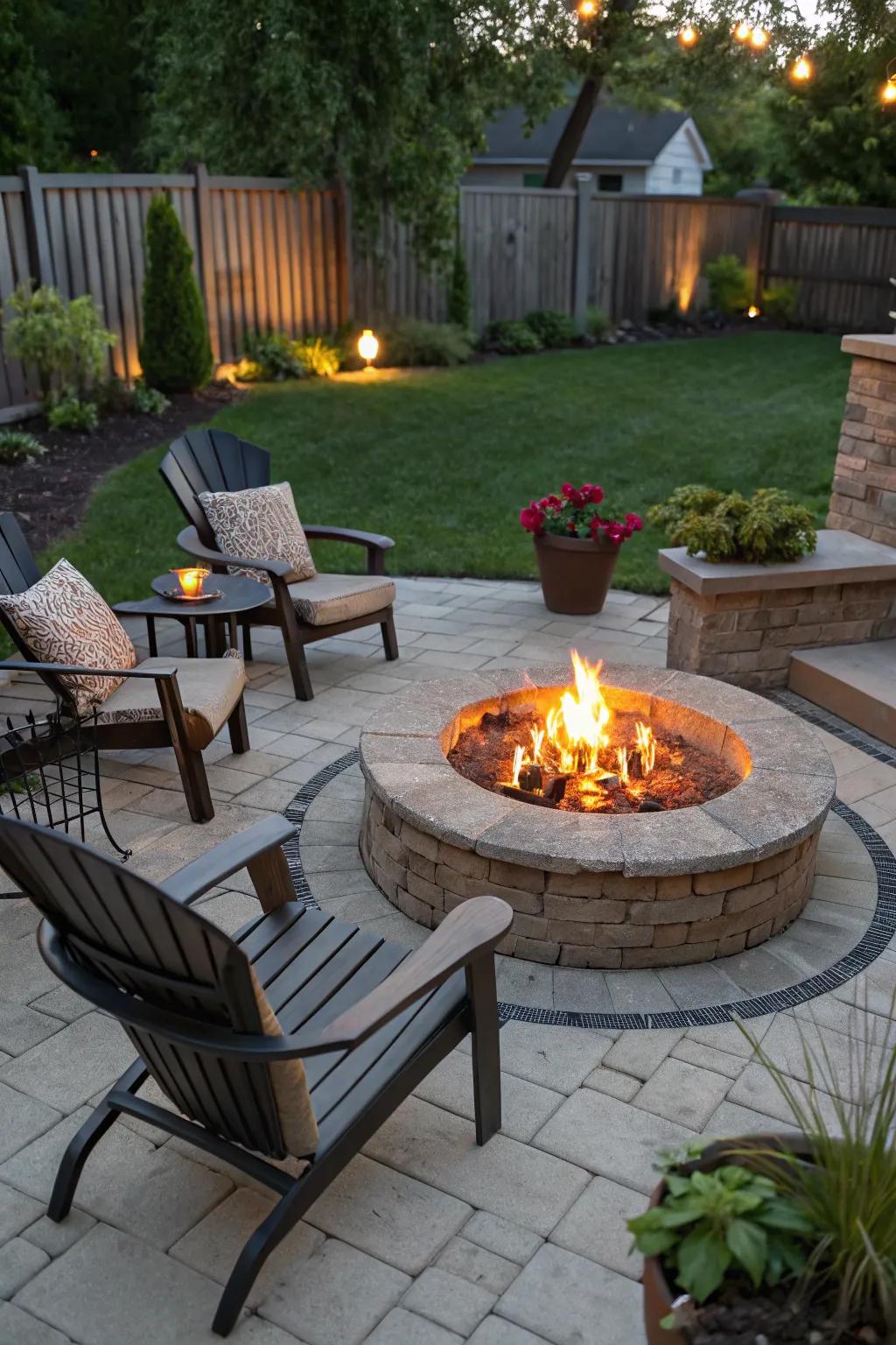 A circular layout encourages social interaction and inclusivity.