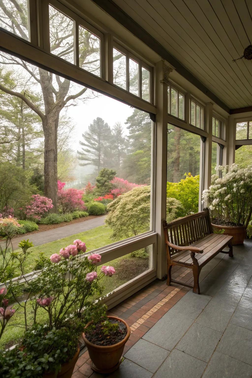 Maximized views bring the beauty of the outdoors into your home.