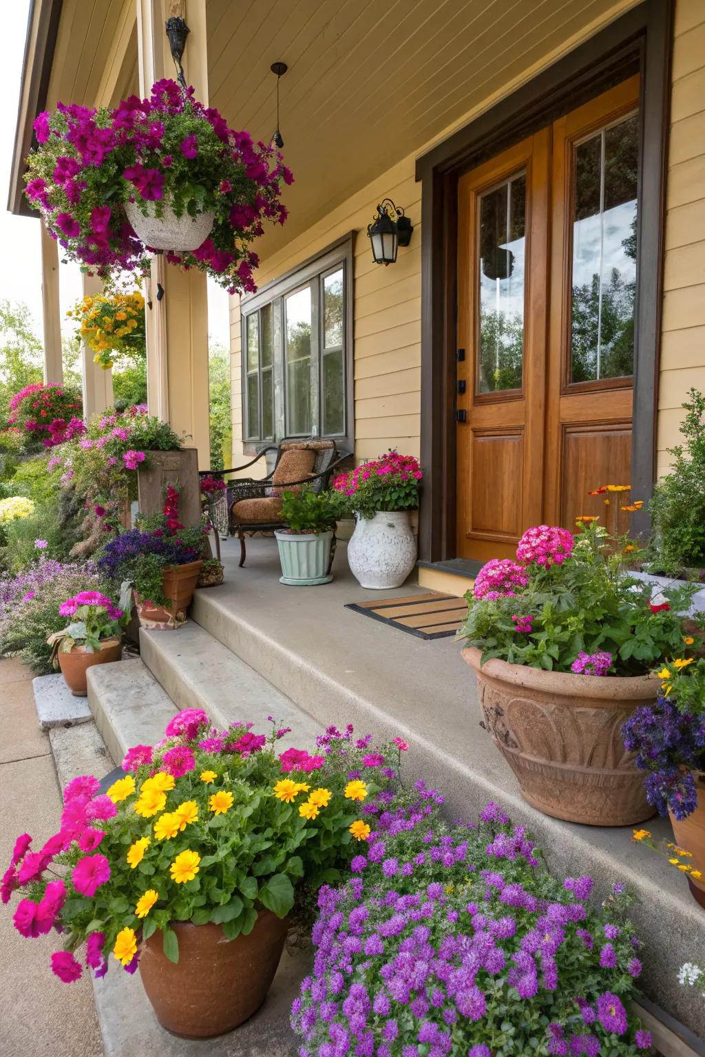 Verdant and vibrant featuring herbaceous plants.