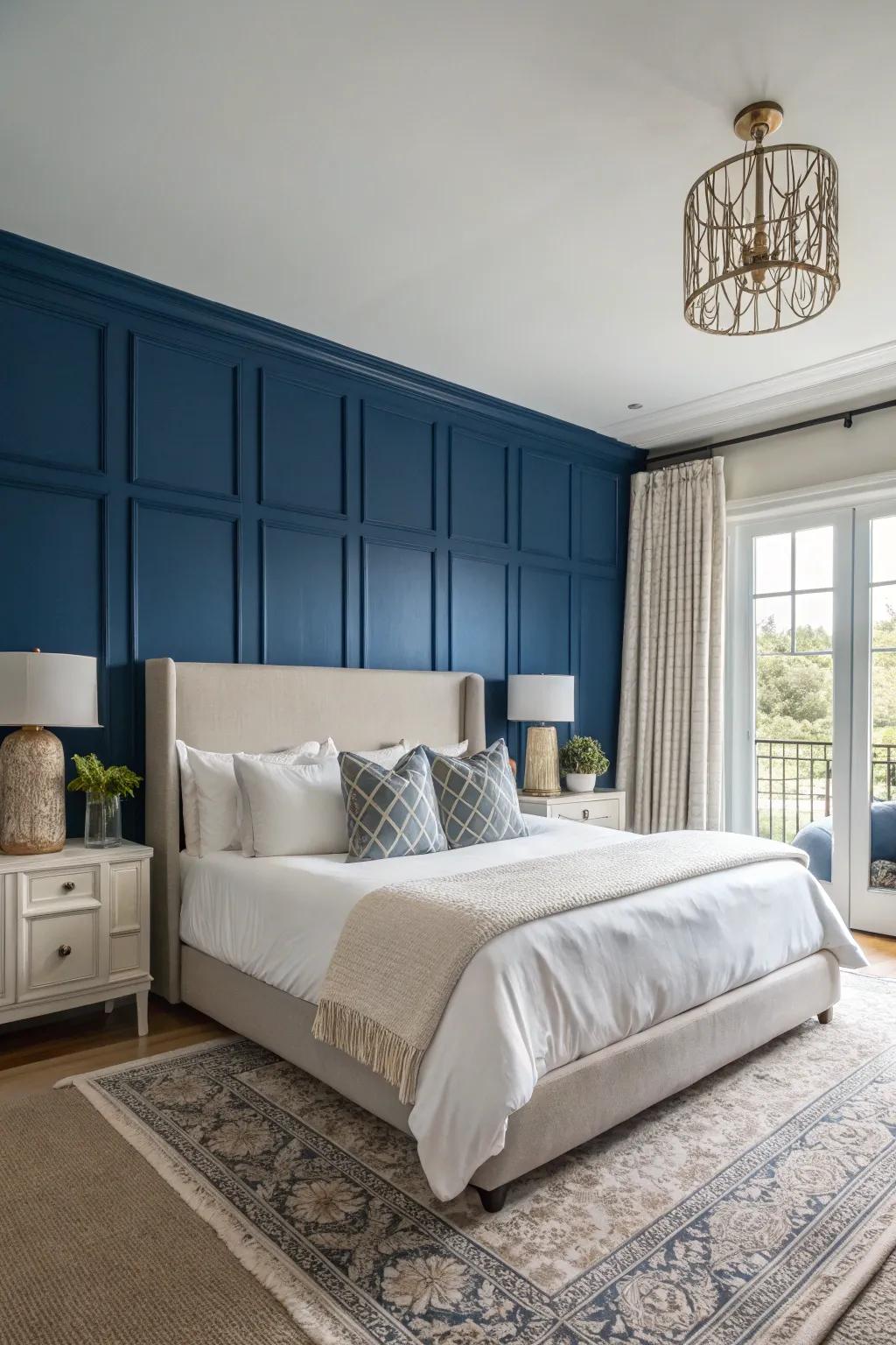 Bring drama and dimension with a captivating emphasized wall.