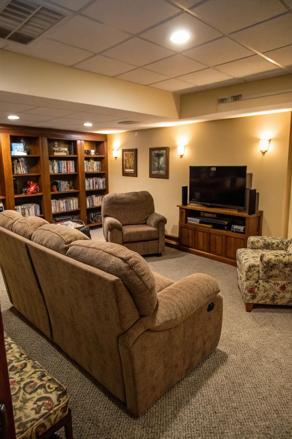Design a haven with inviting seating solutions.