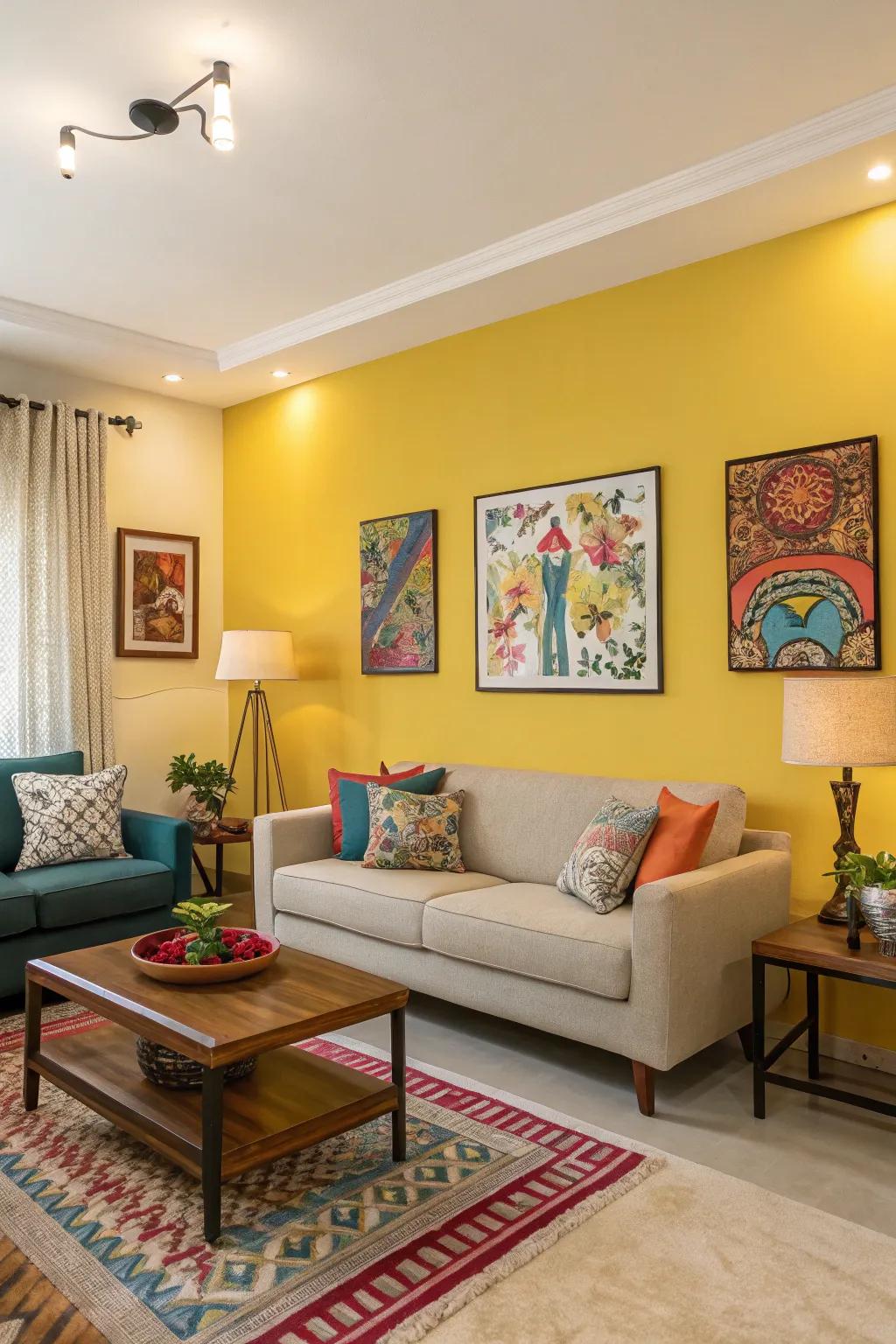 A splash of color instantly transforms any space.
