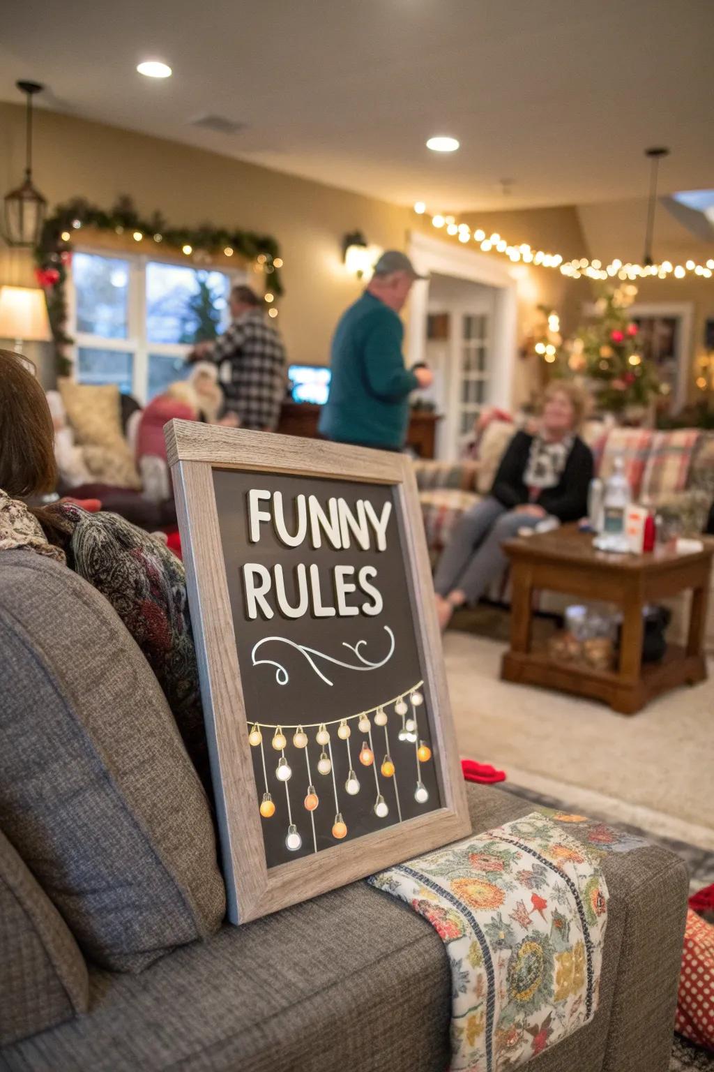 Humor in decor brings joy to any event.