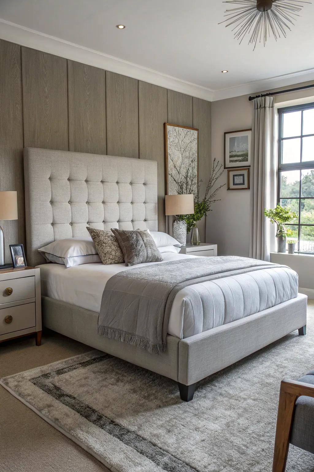 Elegant furniture brings sophistication.