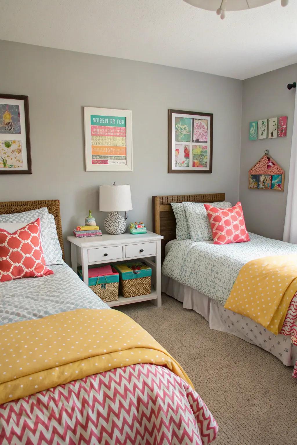 Neutral tones offer a canvas for striking and adaptable decor.