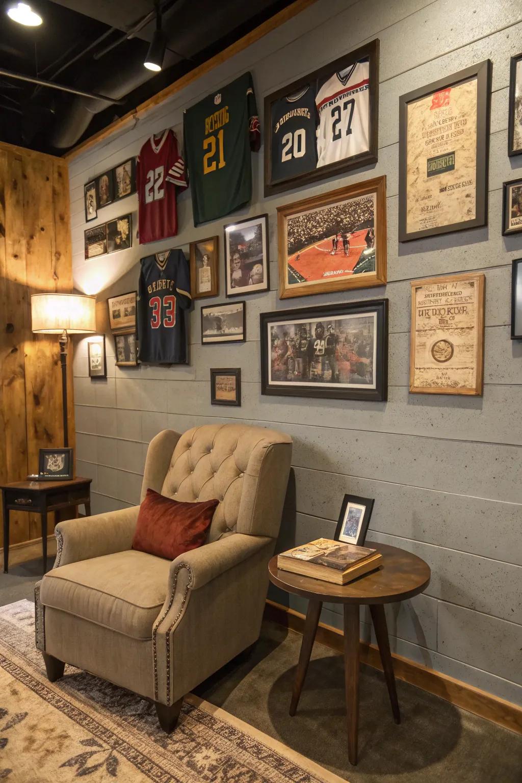 Personal historical items ensure the space feels uniquely yours.