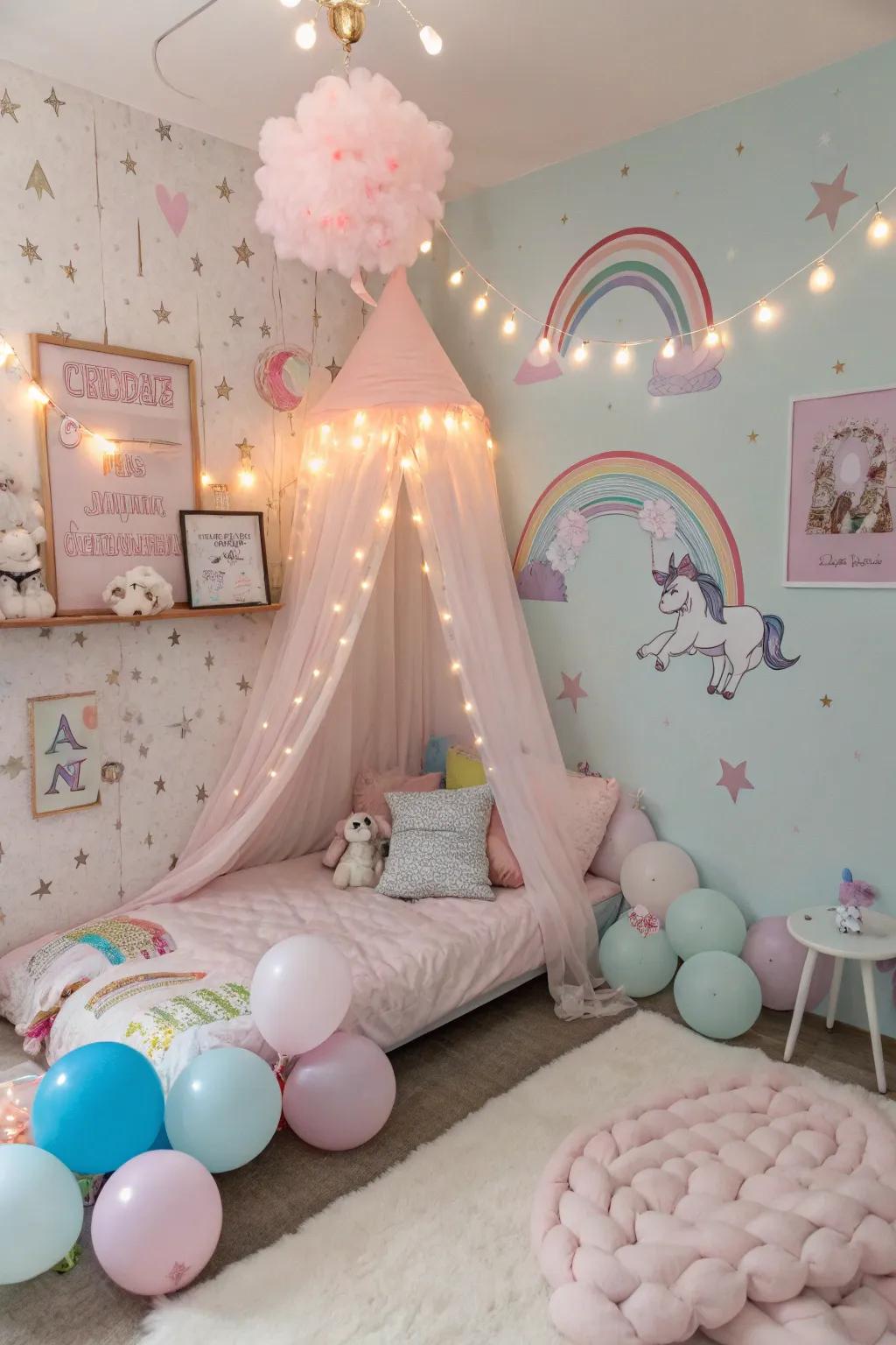 Enter a mystical world with a magical Equine-themed sleepover.