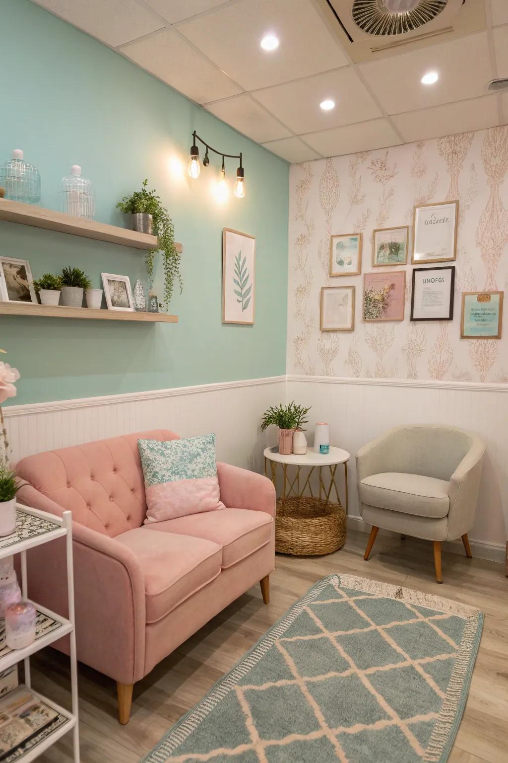 Color schemes utilizing brighter tones generate an airy and spacious atmosphere.