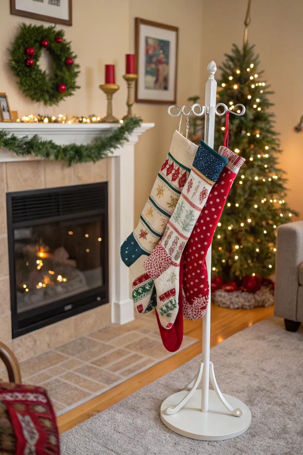 Freestanding displays inject adaptability into your decor.