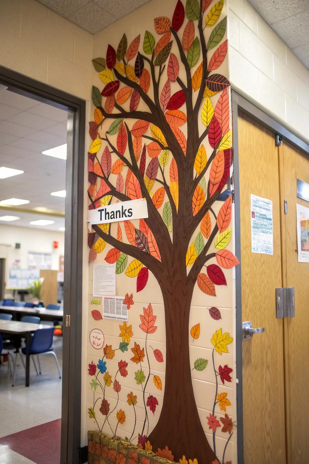 An Appreciation Arbor entrance exhibit underscoring scholars' expressions of thanks.
