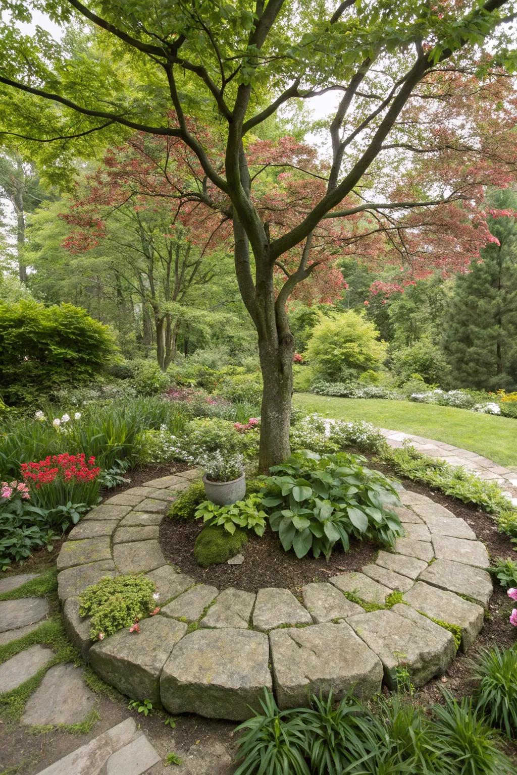 Orbital schemes foster harmony and stability within your garden.