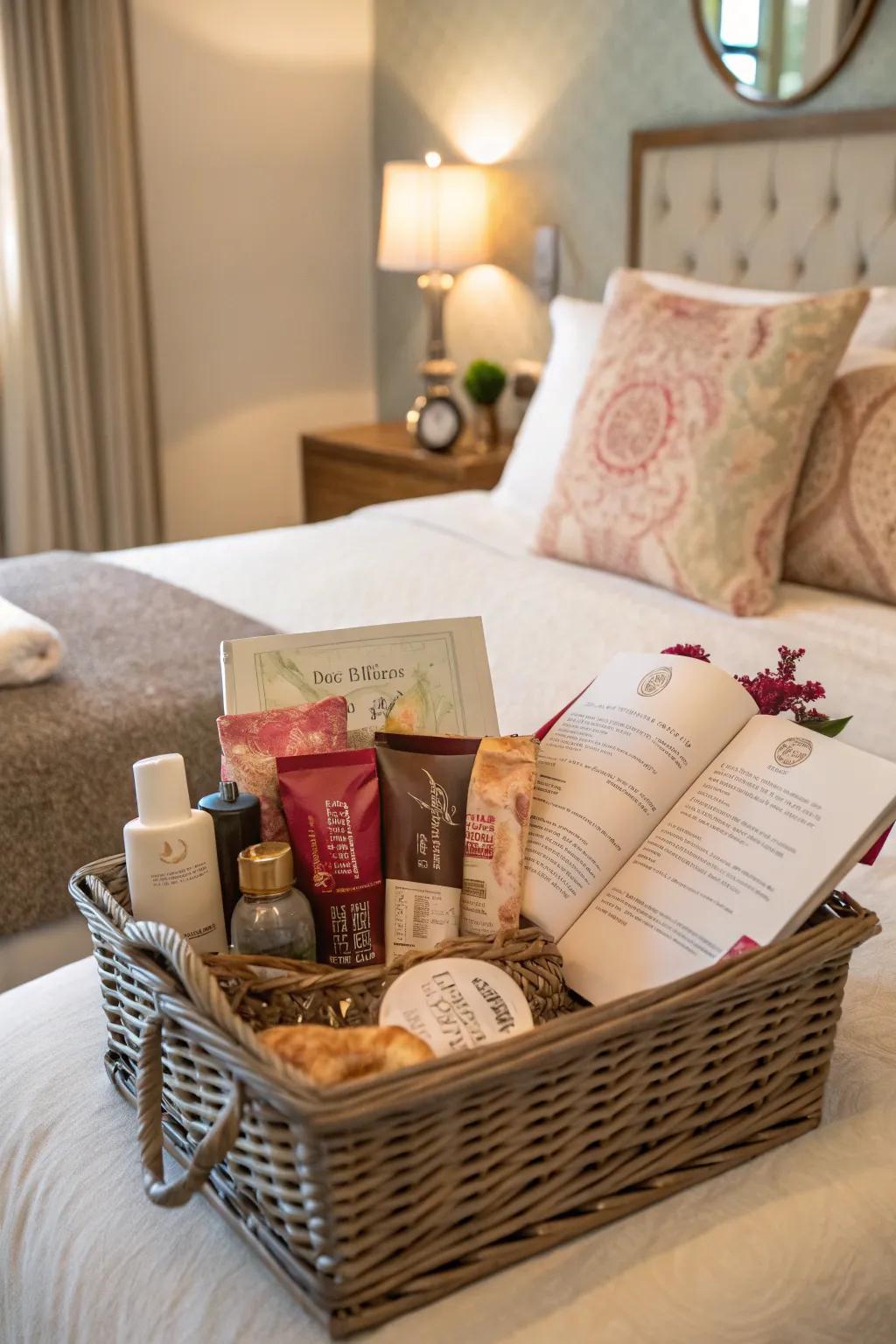 A personalized pamper basket introduces an element of luxury to your personal space.